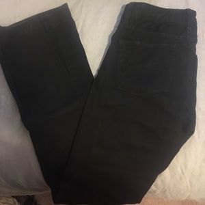 Black boot cut jeans