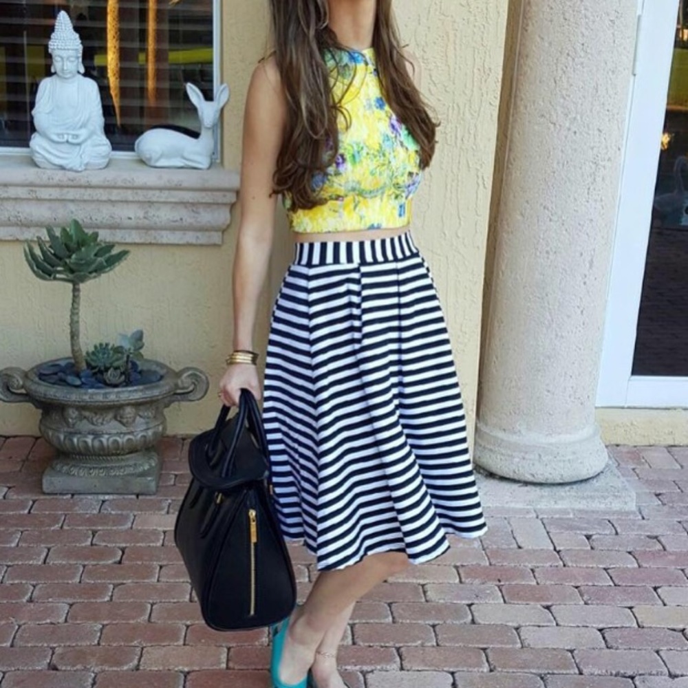 Amazing striped skirt