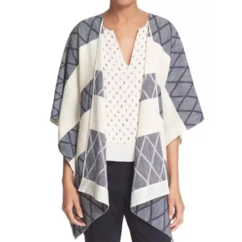 Tory Buch Ryder poncho style cardigan