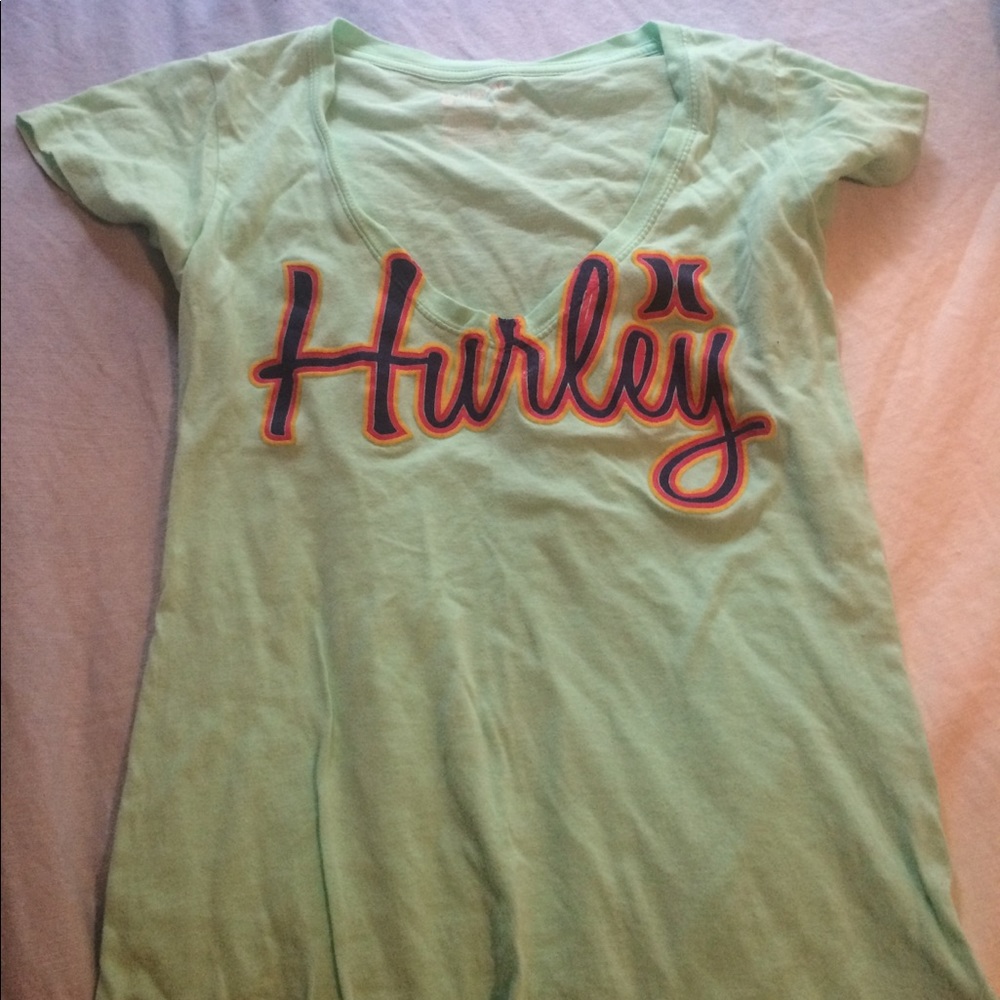 Hurley v neck t-shirt