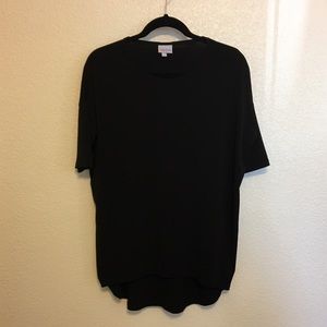 Lularoe Solid Black Irma SZ XS (XXS could fit)