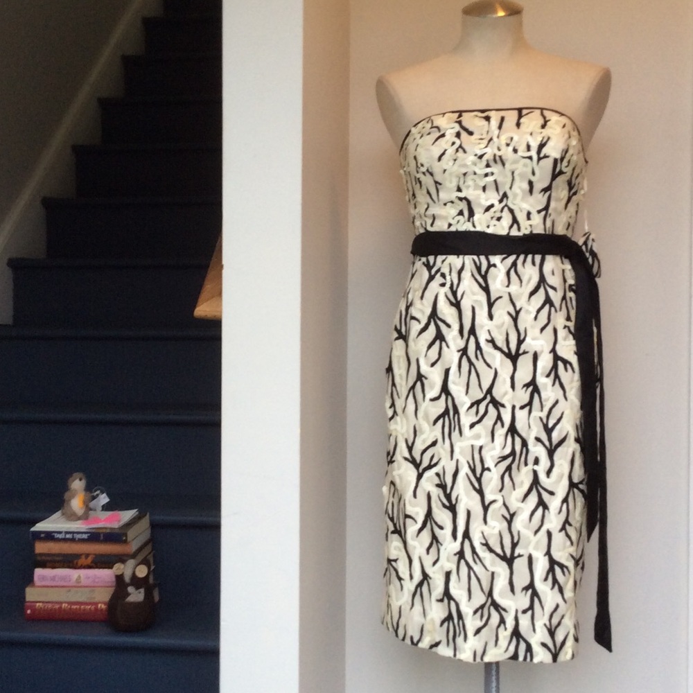 Moulinette Souers Coral Print Dress in a size 2