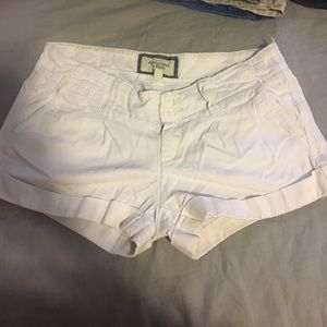 White stretch chinos