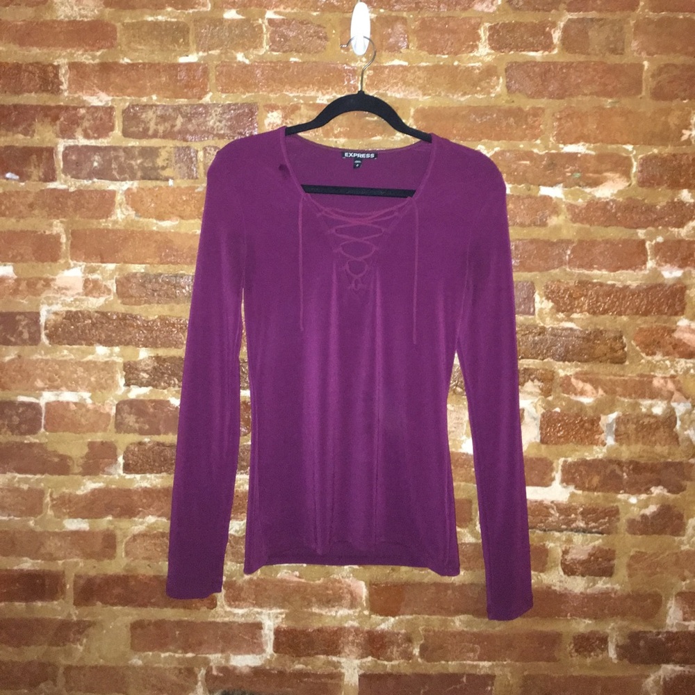 Express lace up top