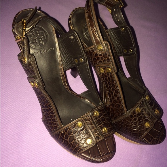 Tory Burch Platform Heels Sz: 7 - Picture 1 of 7
