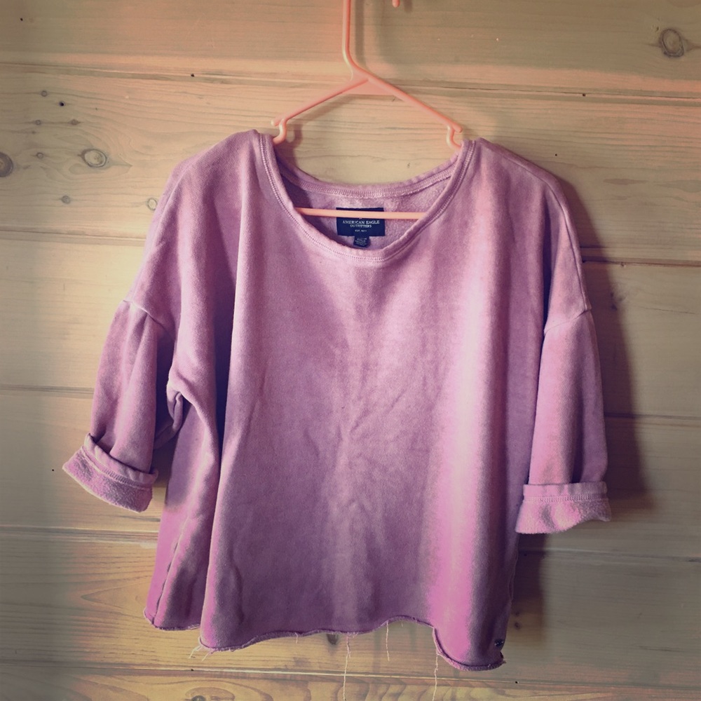 American Eagle Cropped Sweatshirt