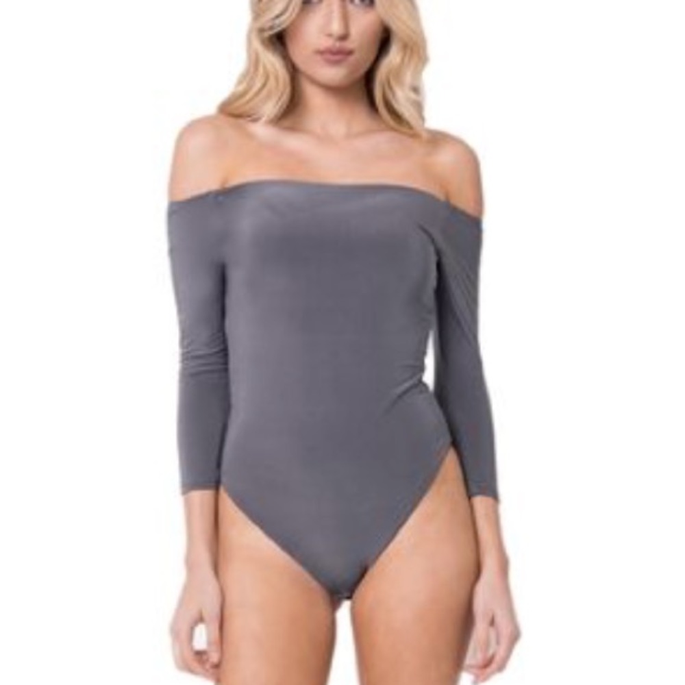 off the shoulder // bodysuit