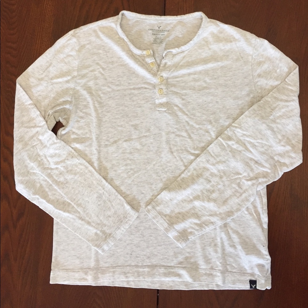 American Eagle M Gray Long Sleeve