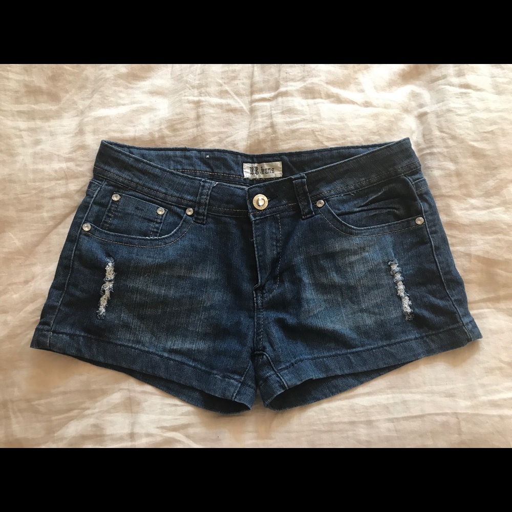 B B couture jeans jean shorts size 13