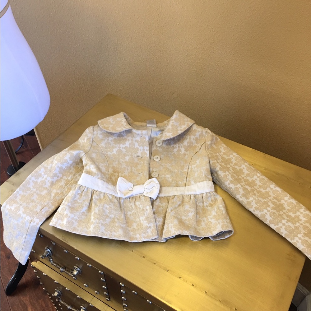 Gymboree  Brocade Peplum Blazer