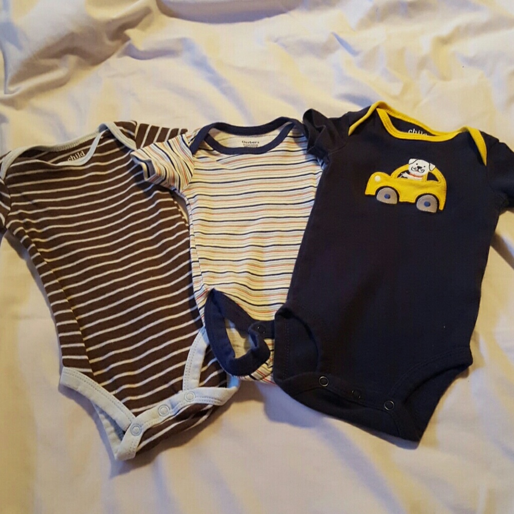 SET OF 3 ONESIES