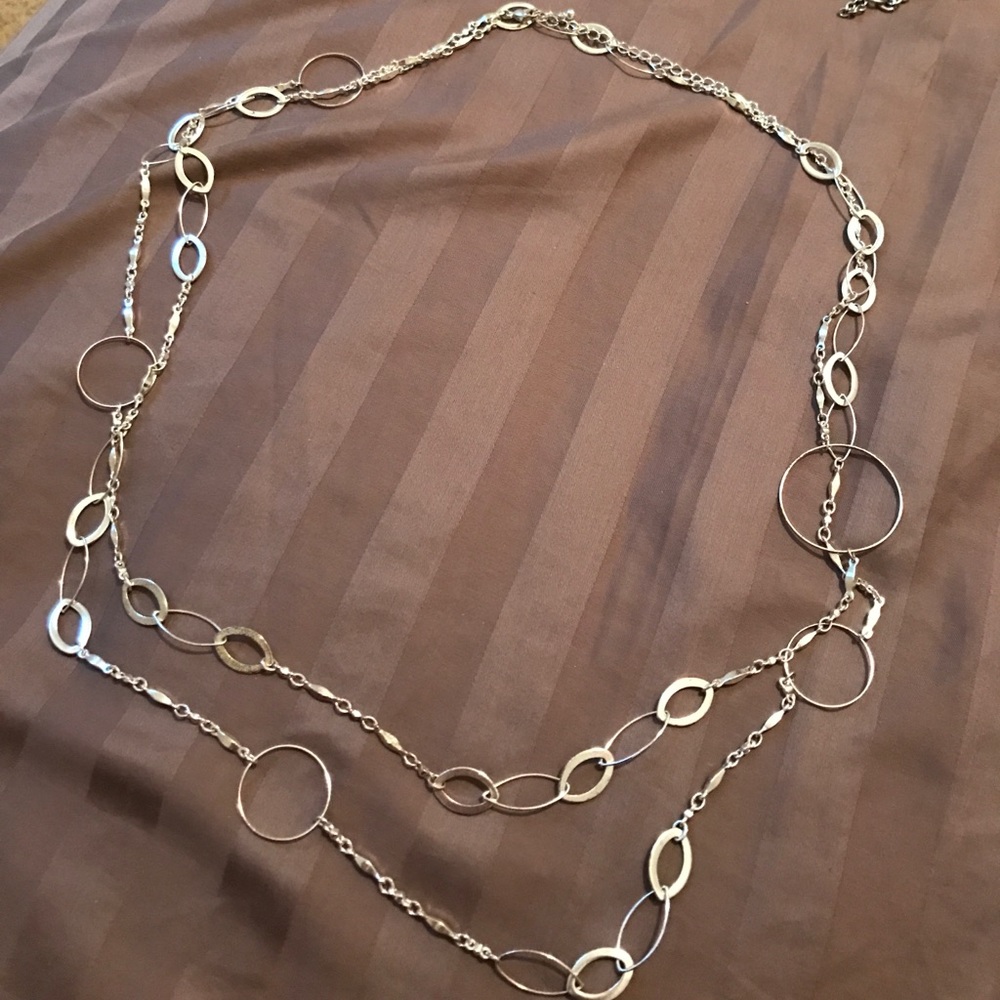 Long layering necklace