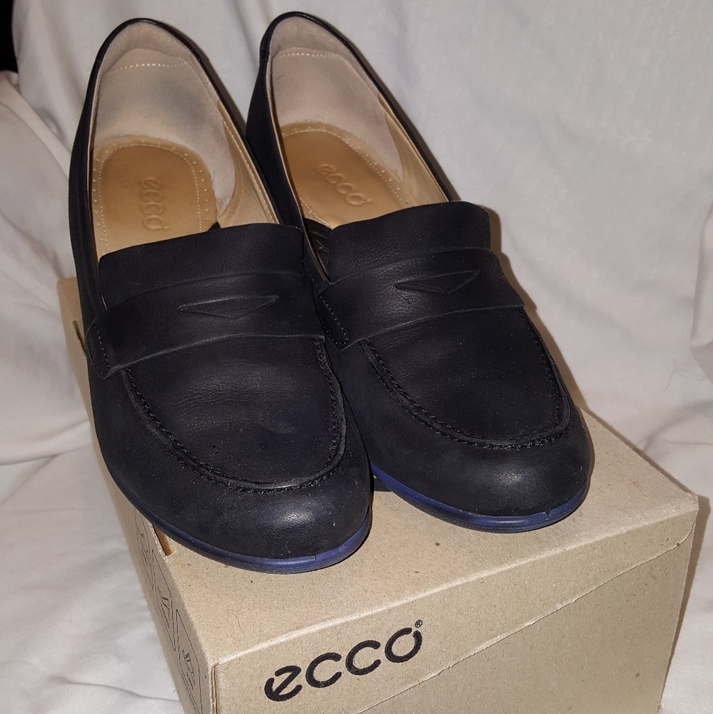Black ECCO Sculptured 65 Loafer