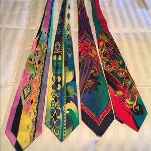 Lot of 4 Panicaldi Italian silk ties