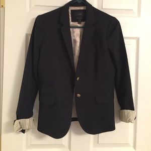 J. Crew Navy Schoolboy Blazer - Sz 4