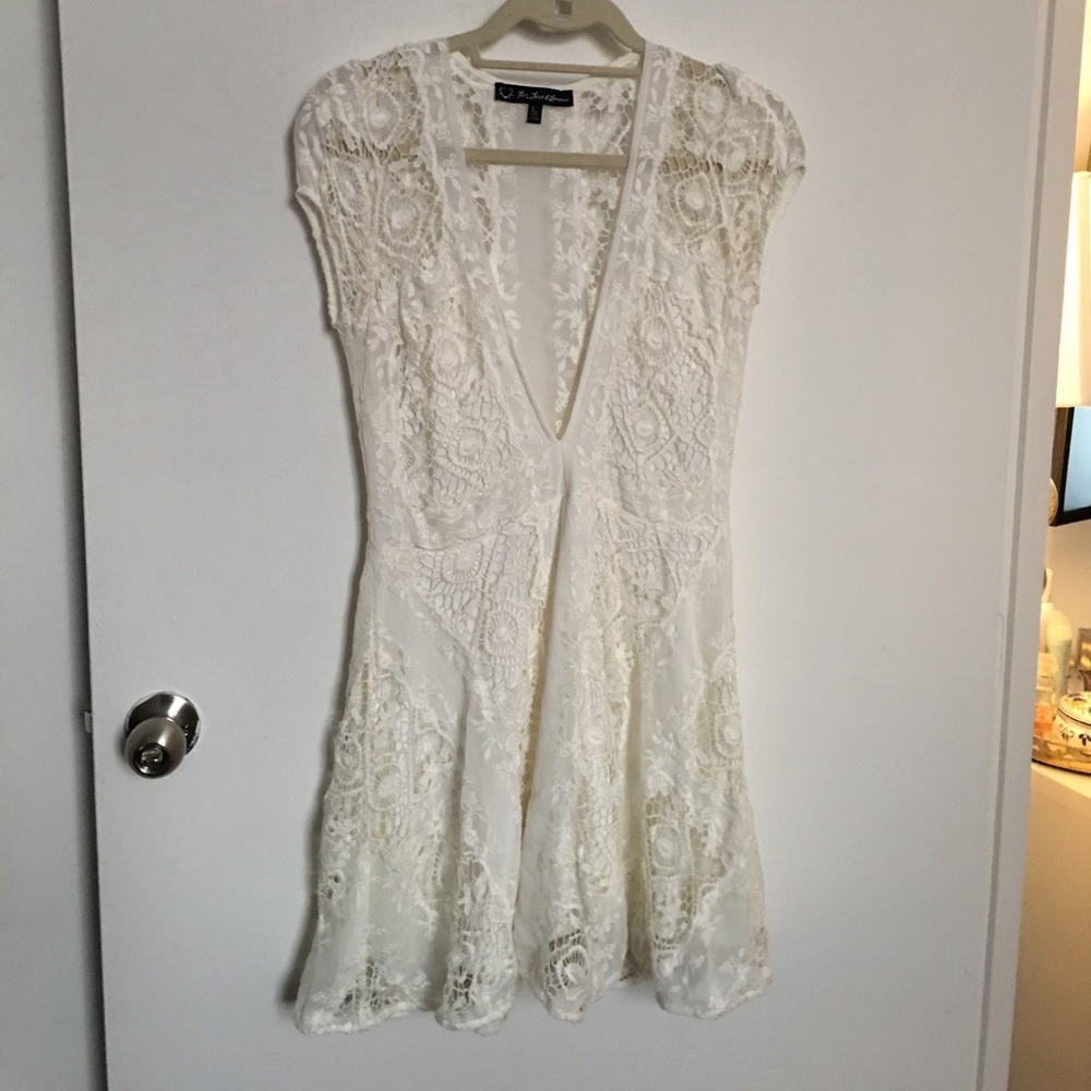For love and lemons white lace dress