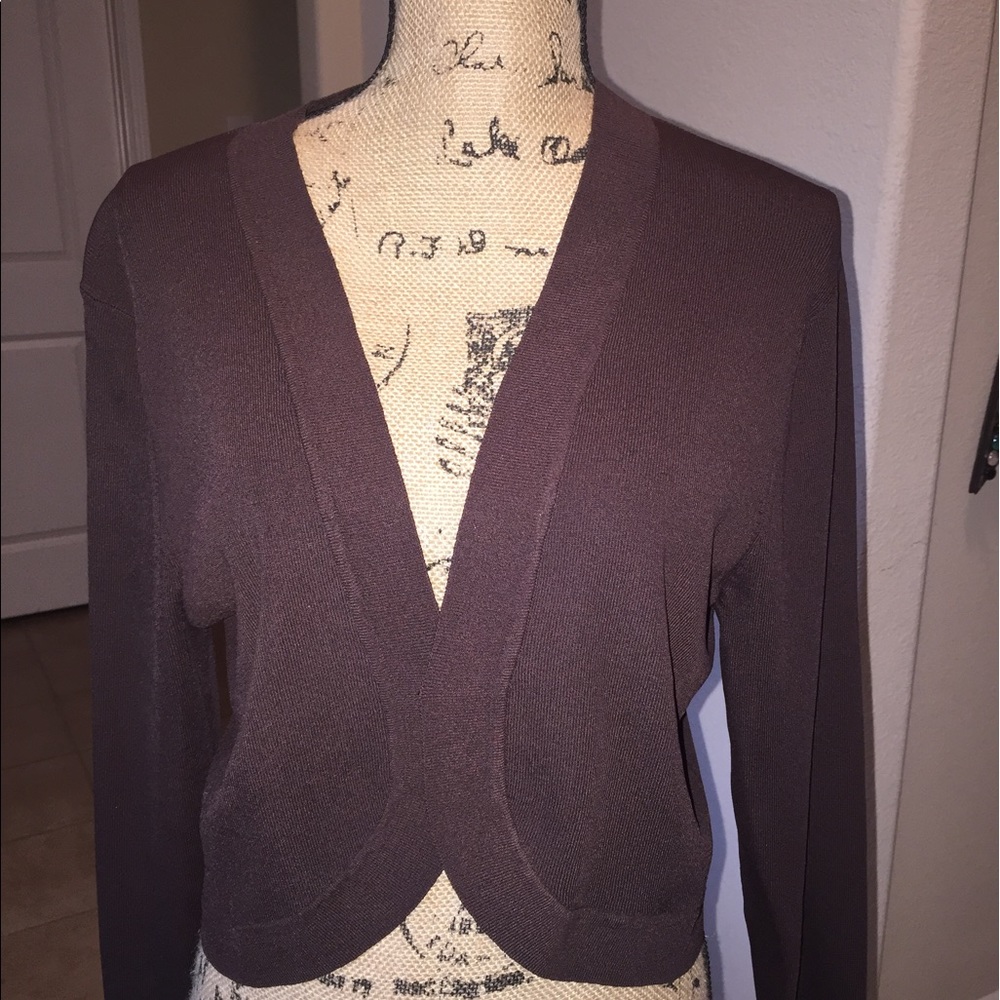 Brown bolero