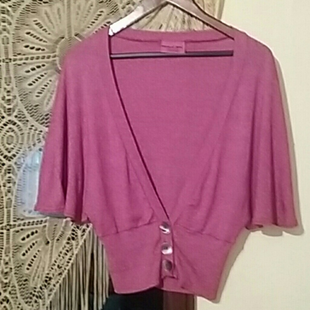 Michael Stars Flutter-sleeved Cardigan