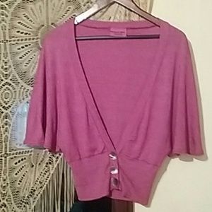 Michael Stars Flutter-sleeved Cardigan