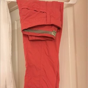 Salmon colored Hiking capris