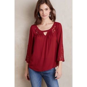 Anthropologie Maeve Teni Blouse