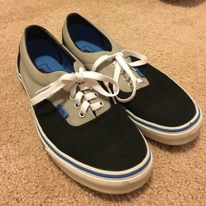 Mint condition two toned vans - Black and Tan/grey