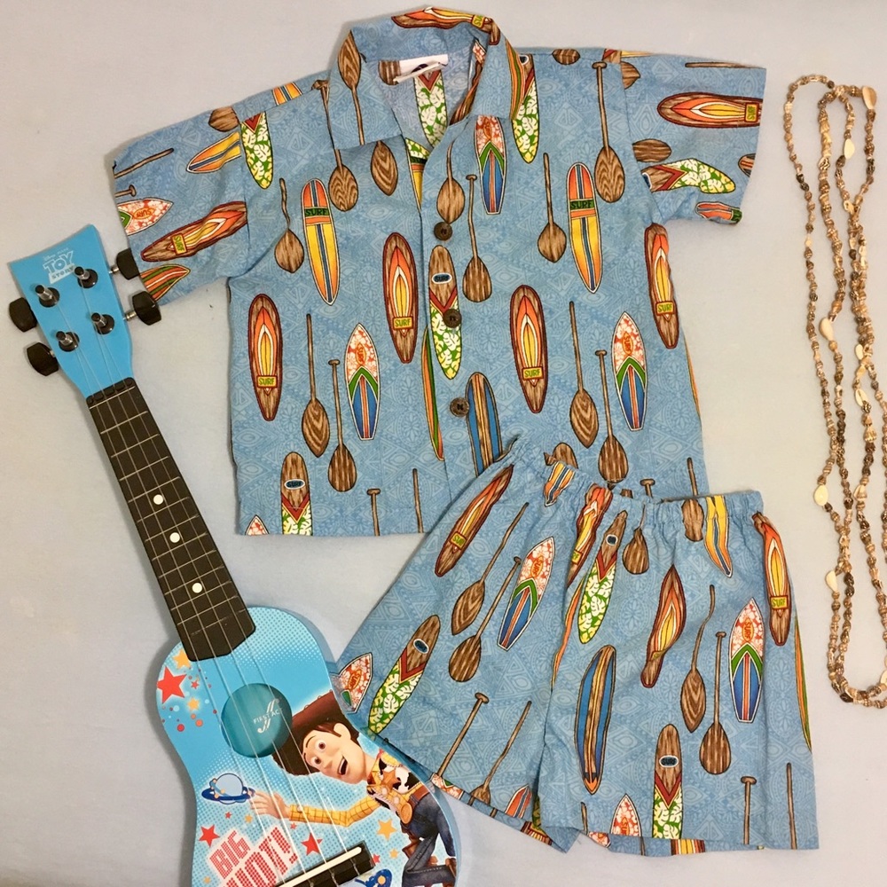 NWOT Aloha Shirt Set