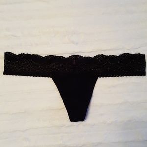NWT PINK Super Low Rise Thong