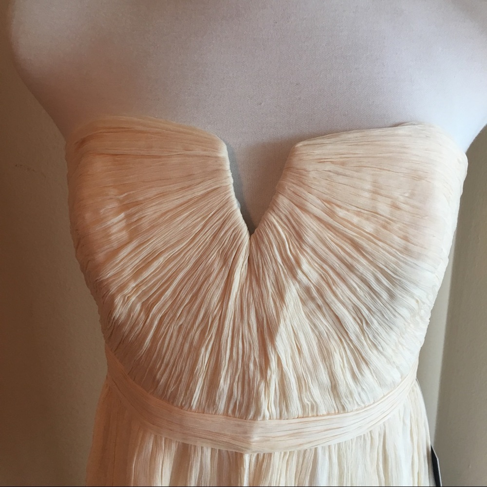 Jcrew light peach/yellow dress