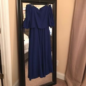 Giani Bernini strapless jumpsuit Capri length