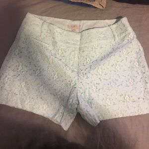 Lace flower shorts
