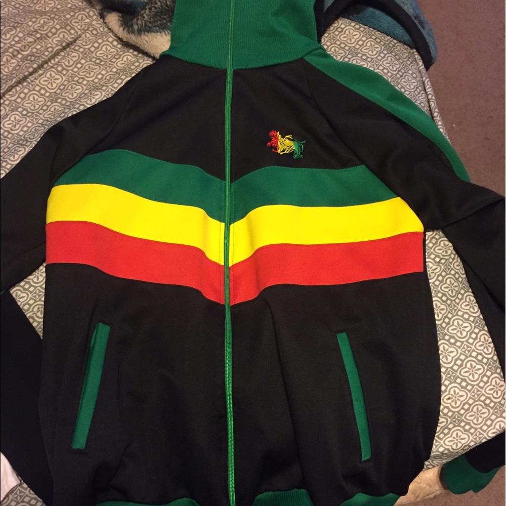 Rasta track jacket