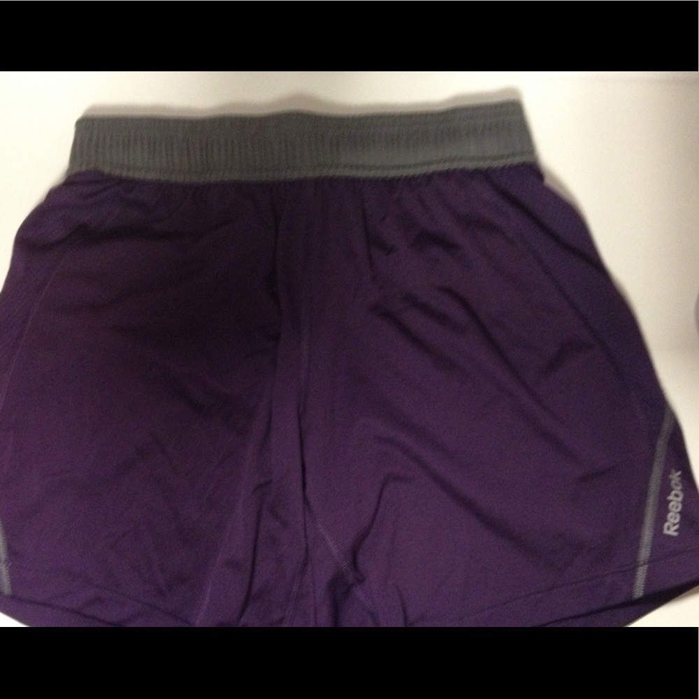Reebok play dry purple shorts small