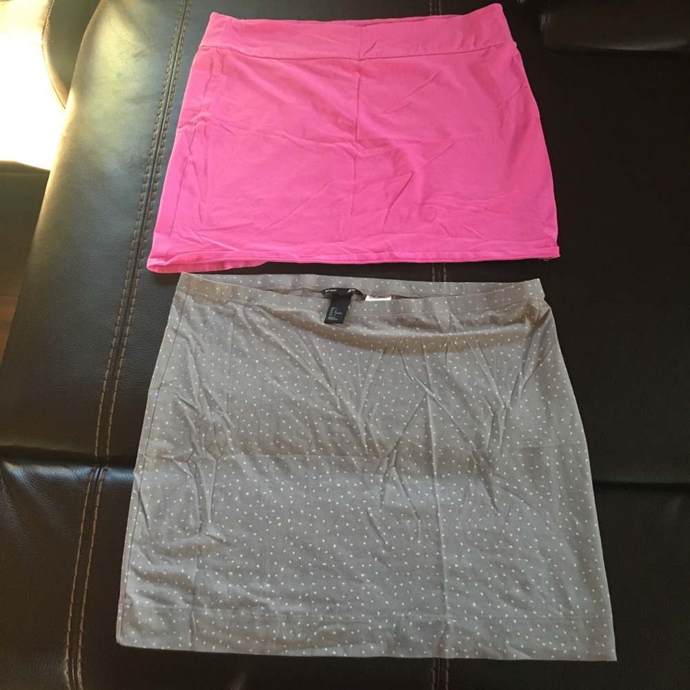 Pink American Eagle XL and H&M dots Large