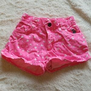 Kids pink shorts