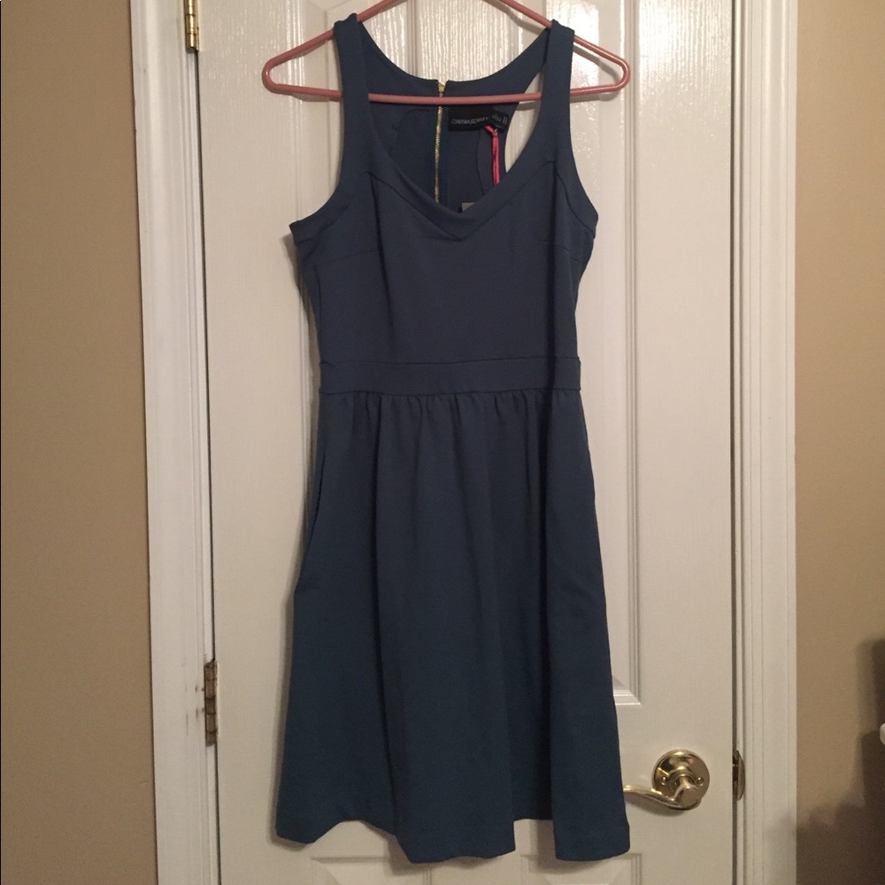Dark teal/green dress
