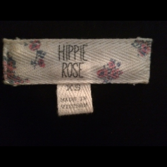 Hippie Rose Black Bomber Jacket - Picture 2 of 2