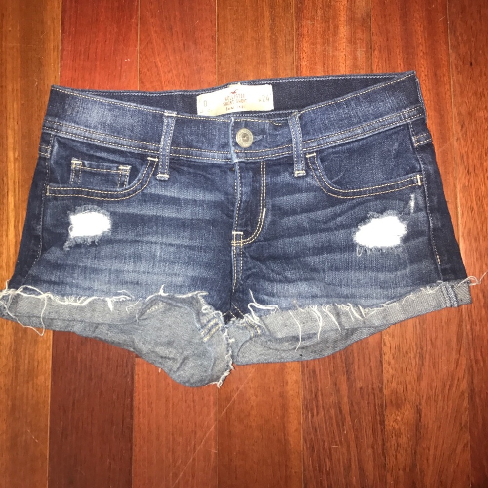 jean shorts from Hollister low rise