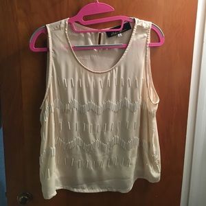 Blue rain tank top size M