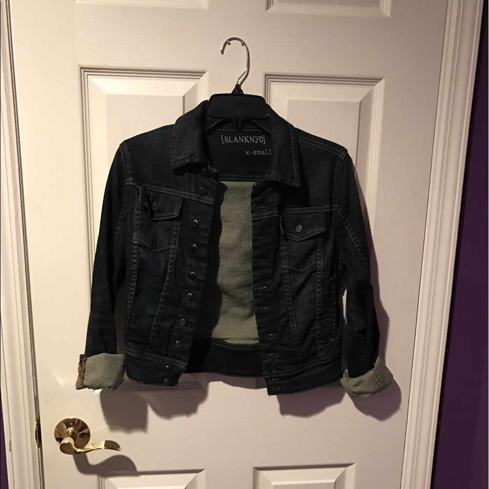 Blank NYC dark wash denim jacket