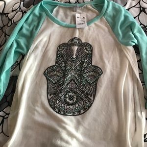 Flow quarter sleeve tee