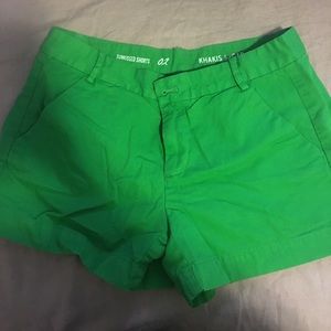 Green chinos