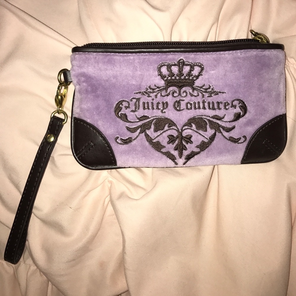 Purple Juicy Couture Clutch/wristlet