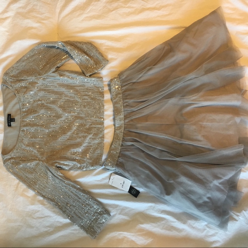 2 Piece Prom Dress