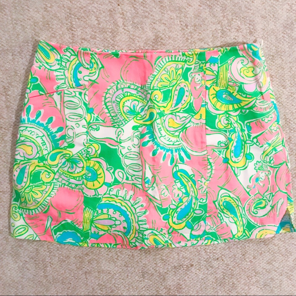 Lilly Pulitzer Skort, Chin Chin, 6