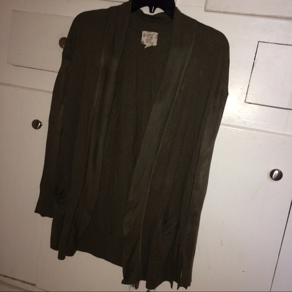 Hippie Rose Green Cardigan - Picture 2 of 3