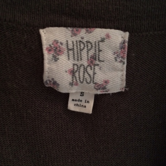 Hippie Rose Green Cardigan - Picture 3 of 3