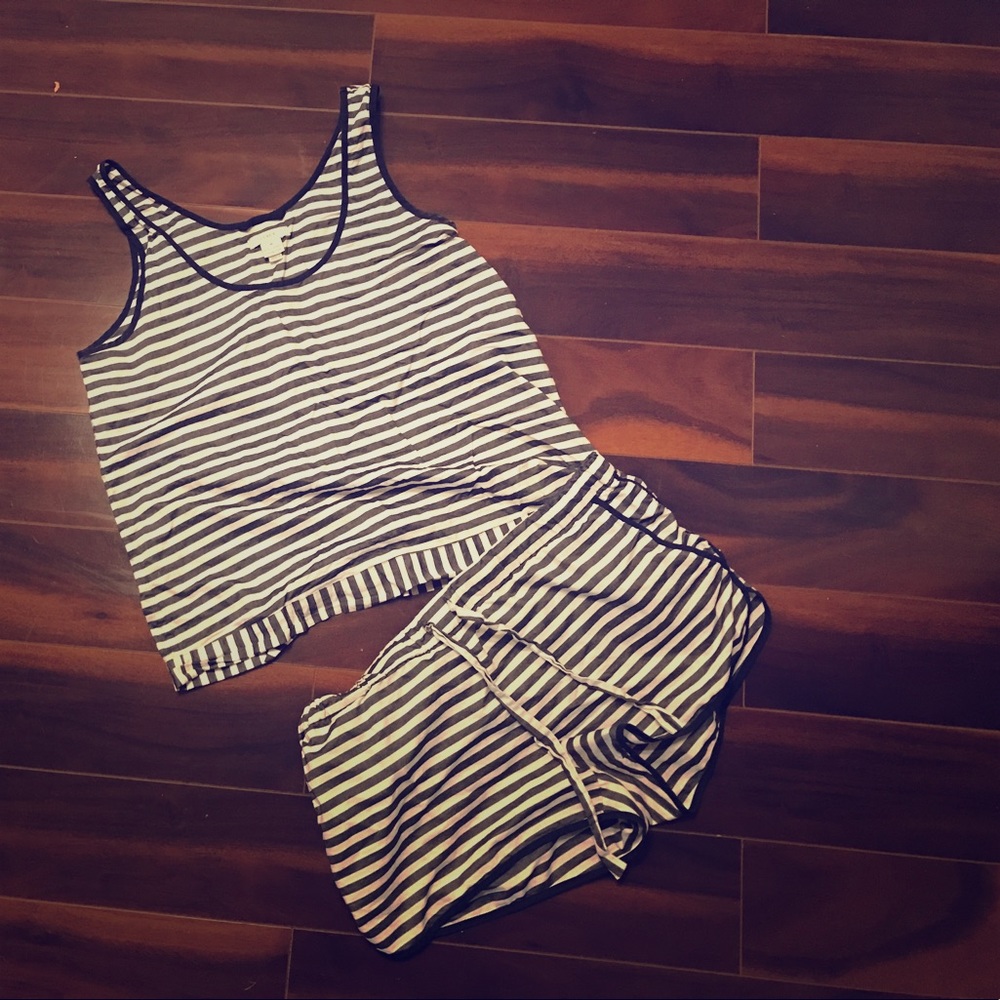 J. Crew striped pajama set NWOT🌴