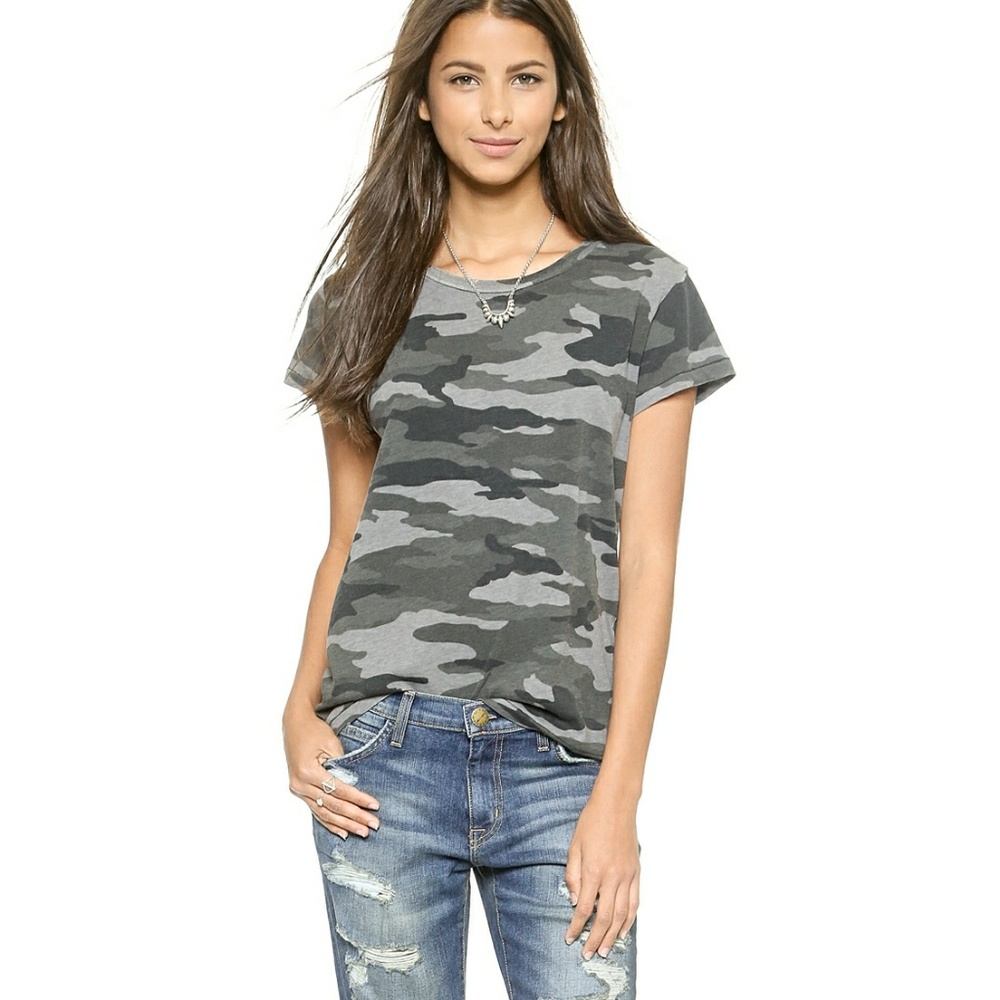 Current/Elliott Crew Neck Tee Camo
