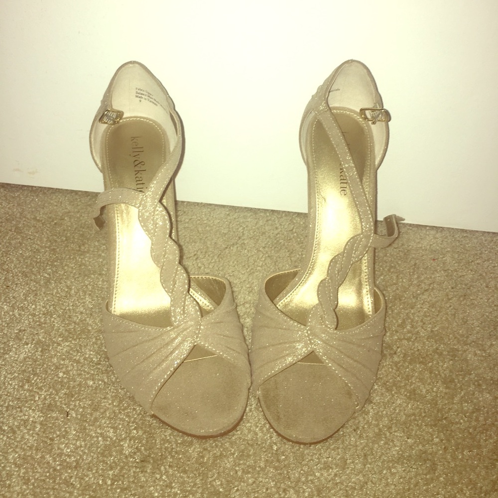Gold heels